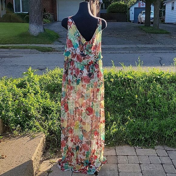 ALICE + OLIVIA floral printed maxi dress 👗Last Discount - Picture 7 of 16